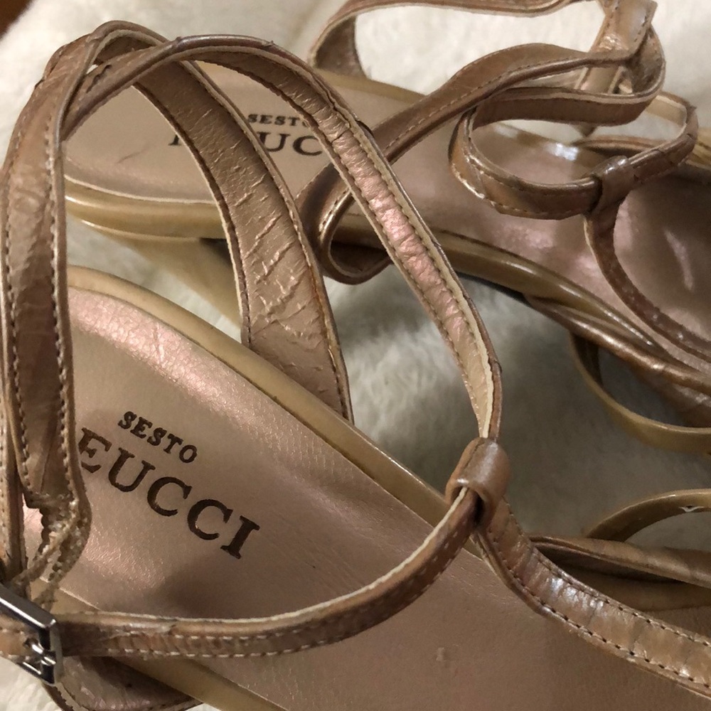 Sesto  Meucci Pump heel strap sandals 8.5 GUC - Picture 7 of 7